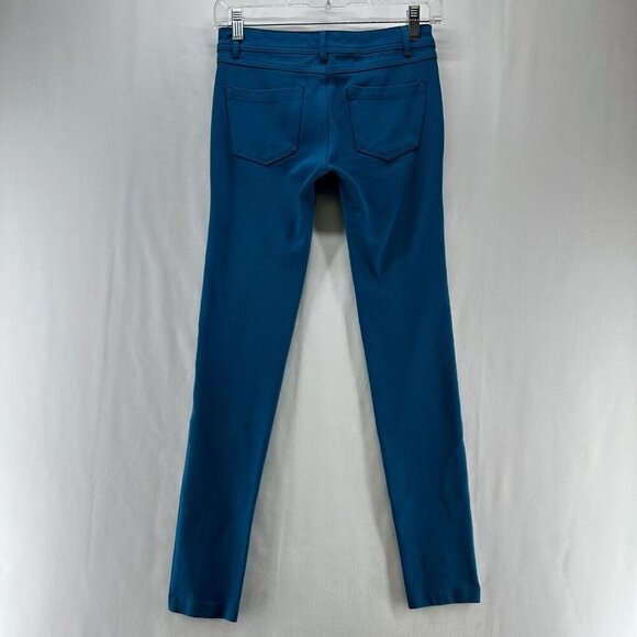 Active USA Skinny Jeans Womens Sz S Mid Rise Stretch Ankle Zip Fly 5-Pocket Blue - Picture 2 of 11